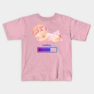 Baby Girl is Coming Kids T-Shirt